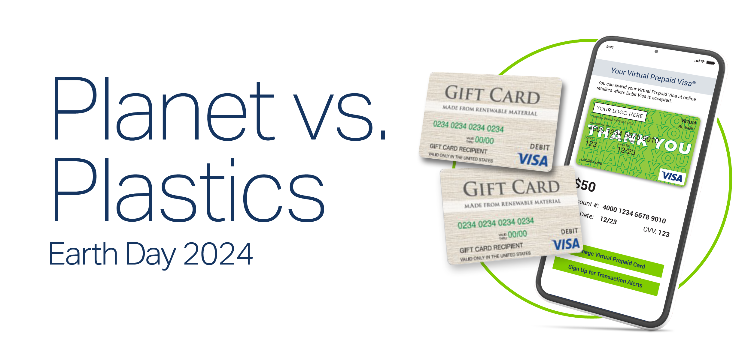 Paper Gift Card | Earth Day is April 22 2024 | BHN